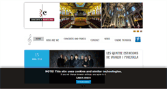 Desktop Screenshot of concertsabarcelona.com
